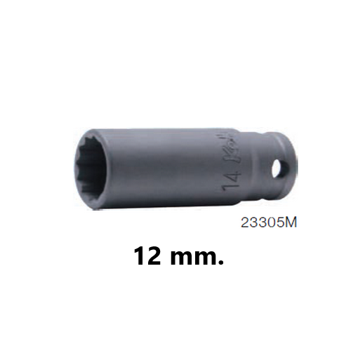 SKI - สกี จำหน่ายสินค้าหลากหลาย และคุณภาพดี | KOKEN 23305M-12 ลูกบ๊อกอินดัสเตรียล ยาว 3/8นิ้ว-12P-12mm.